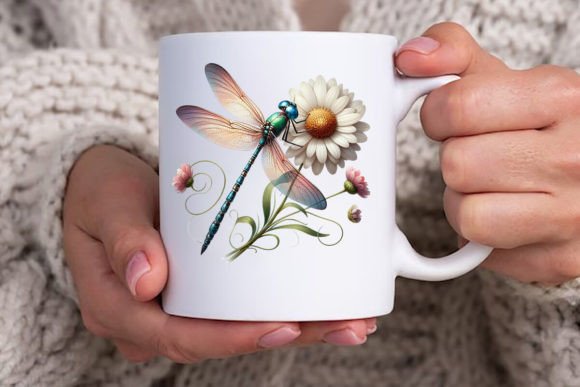 Download Dragonfly with Flowers Clipart Bundle - Premium Resources