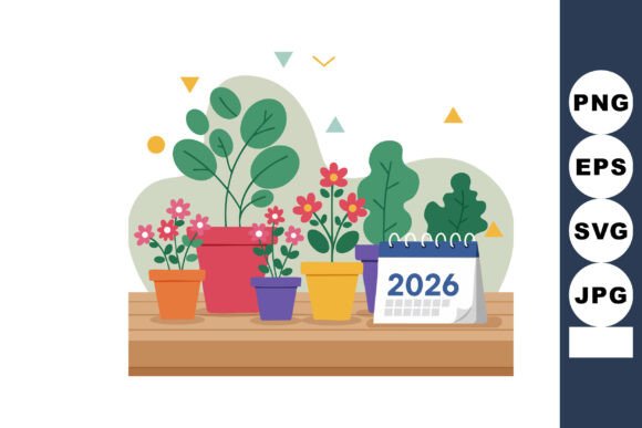 Download Potted Plants with Colorful Flowers and - Potted plant Collection